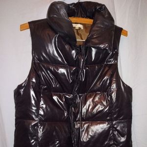 Mens Vince Black Puffer Vest